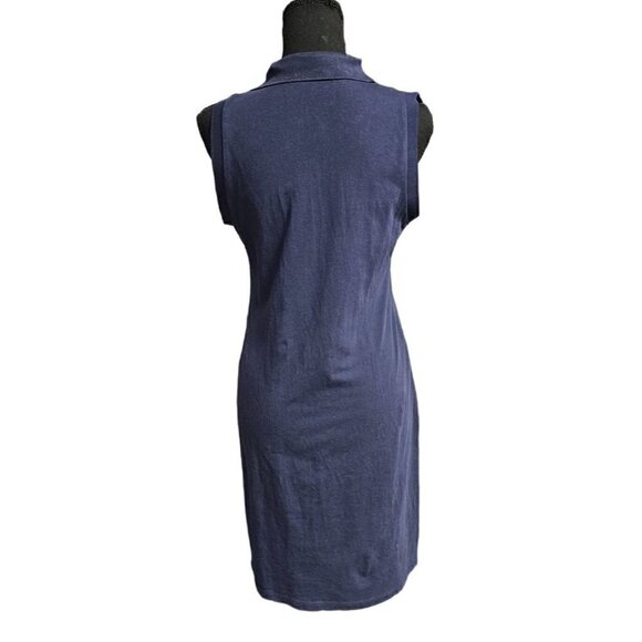 Nautica Two Toned Blue Summer Bodycon Mini Dress, Size Small - Picture 4 of 5